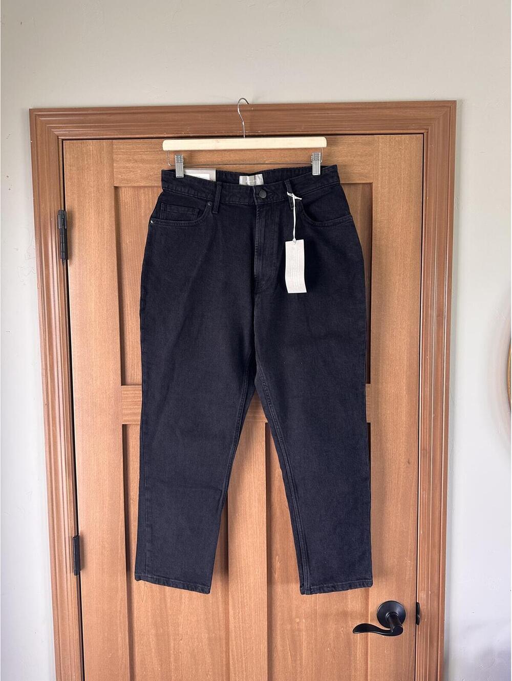 NWT Everlane The Curvy Cheeky Jean Crop Straight Leg Black Women’s size 31 - Picture 13 of 15
